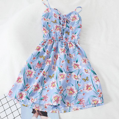 Virágos motívumú női nyári ruha több színben