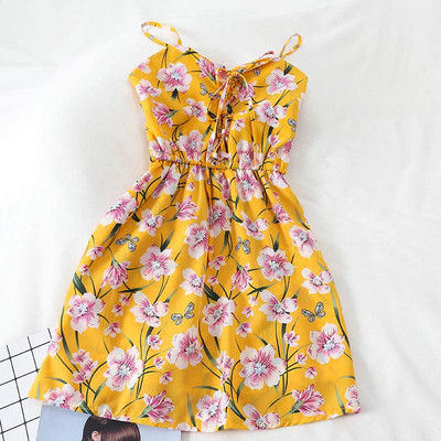 Virágos motívumú női nyári ruha több színben