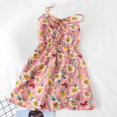 Virágos motívumú női nyári ruha több színben