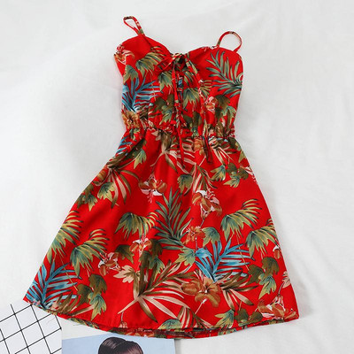 Virágos motívumú női nyári ruha több színben