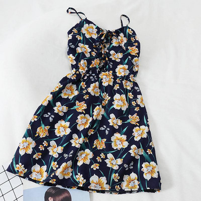 Virágos motívumú női nyári ruha több színben