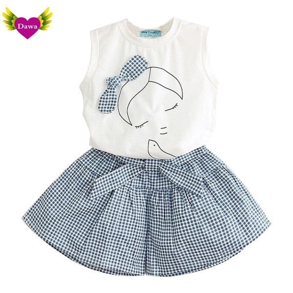 Stílusos gyerekszett kétrészes rátéttel lányoknak