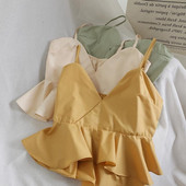 Stílusos női felső, vékony pántokkal, többféle színben