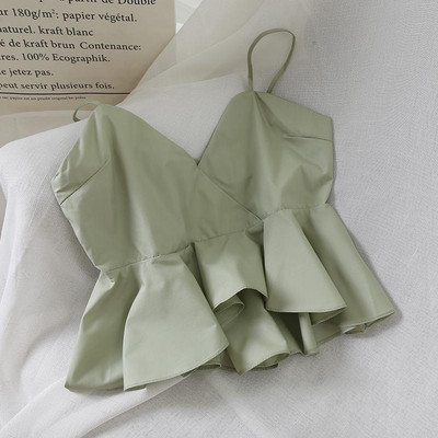 Stílusos női felső, vékony pántokkal, többféle színben