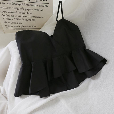 Stílusos női felső, vékony pántokkal, többféle színben