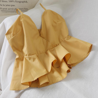 Stílusos női felső, vékony pántokkal, többféle színben