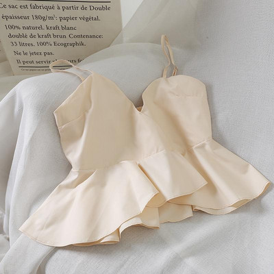 Stílusos női felső, vékony pántokkal, többféle színben