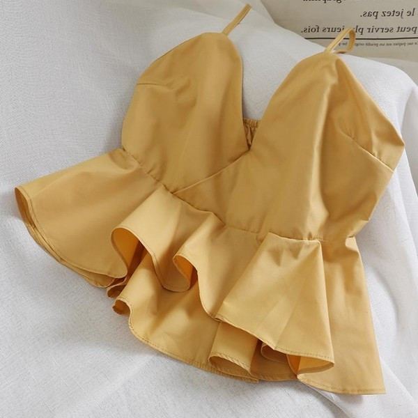 Stílusos női felső, vékony pántokkal, többféle színben