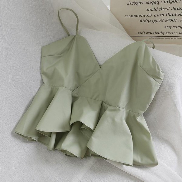 Stílusos női felső, vékony pántokkal, többféle színben