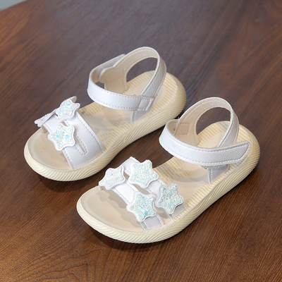Gyermekszandál lányoknak két színben 3D elemmel