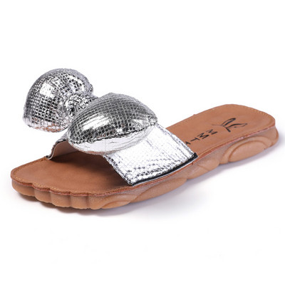 Modern gyerekpapucs lányoknak három színben, szalaggal