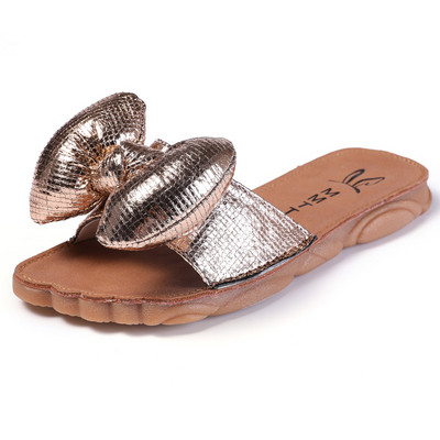 Modern gyerekpapucs lányoknak három színben, szalaggal