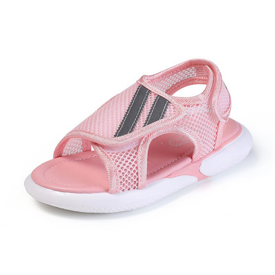 Alkalmi gyerekszandál rózsaszín és fehér színben lányoknak