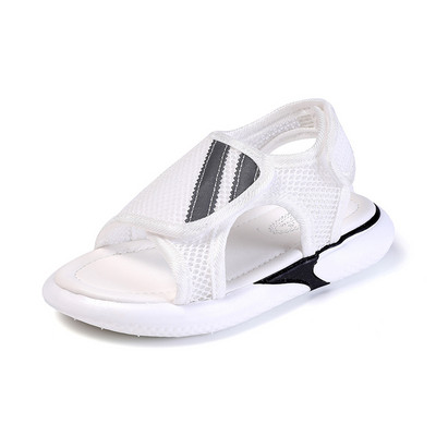 Alkalmi gyerekszandál rózsaszín és fehér színben lányoknak