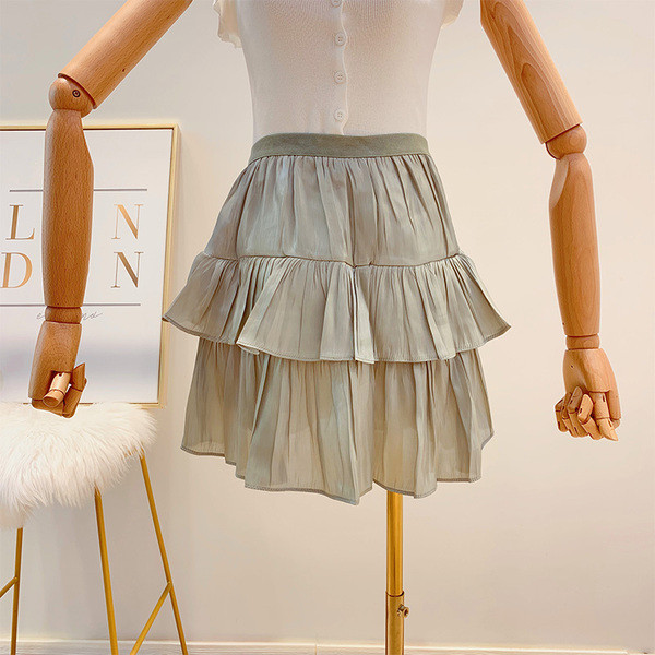 Női rövid rakott szoknya több színben