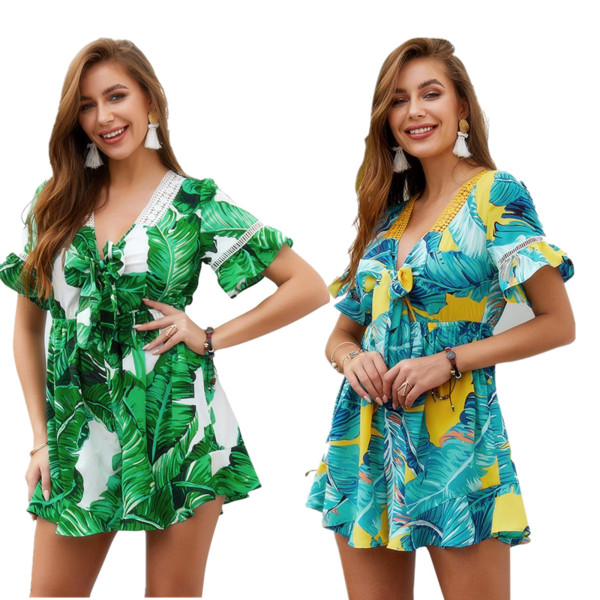 Női overall új modellje, két színben V-nyakú