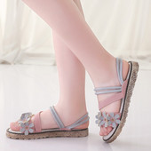 Gyermekszandál két színben 3D elemmel - lányoknak