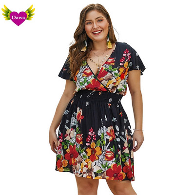 Alkalmi női ruha fekete és zöld színben virágos motívumokkal