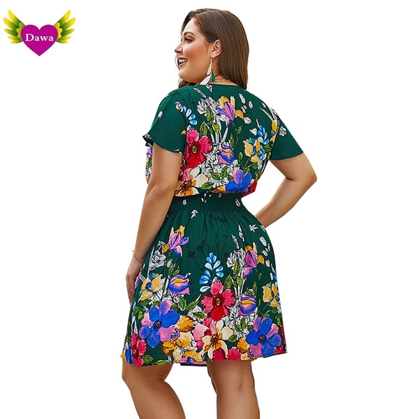 Alkalmi női ruha fekete és zöld színben virágos motívumokkal