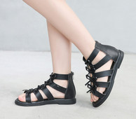 Aktuális gyerekszandál három színben cipzárral lányoknak