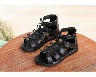 Aktuális gyerekszandál három színben cipzárral lányoknak