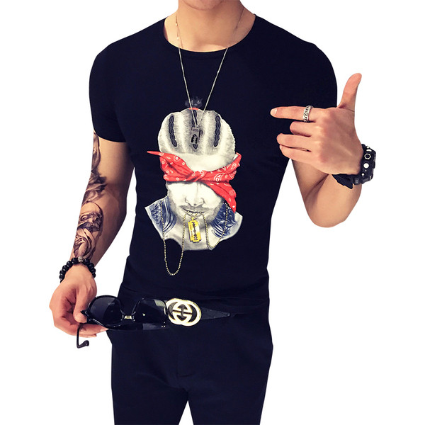 Alkalmi férfi póló rövid ujjú, rátéttel több színben