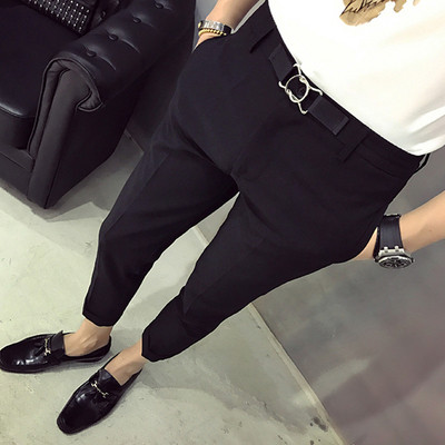 Divatos férfi nadrág szürke és fekete színben