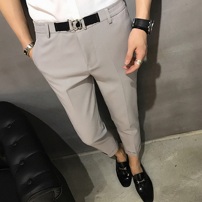 Divatos férfi nadrág szürke és fekete színben