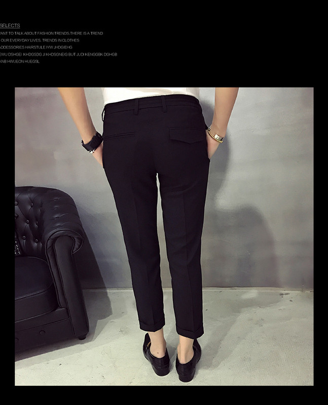 Divatos férfi nadrág szürke és fekete színben