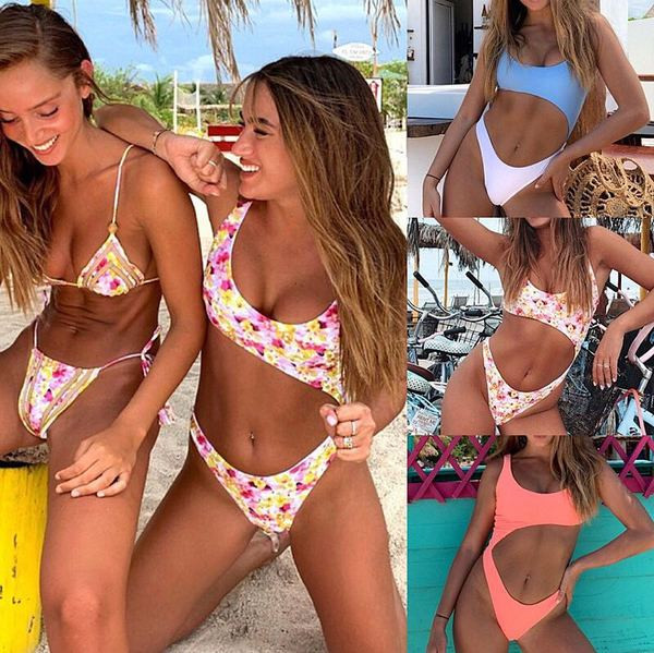 Modern fürdőruha kivágásokkal három színben