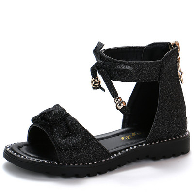 Stílusos gyermekszandál három színben, fényes hatással