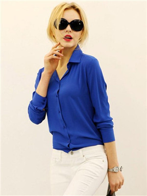 Női stílusos ing klasszikus modell több színben