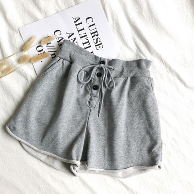 Alkalmi női rövidnadrág fehér, fekete és szürke színben