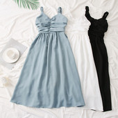 Alkalmi női ruha fehér, kék és fekete színekben