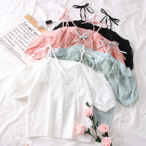 Lezser női blúz csupasz váll, több színben