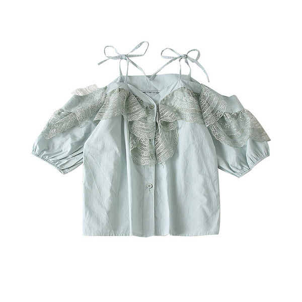 Lezser női blúz csupasz váll, több színben