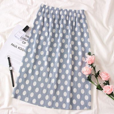 Új modell női pöttyös szoknya több színben