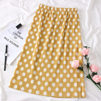 Új modell női pöttyös szoknya több színben