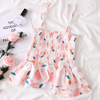 Stílusos női felső vékony pántokkal