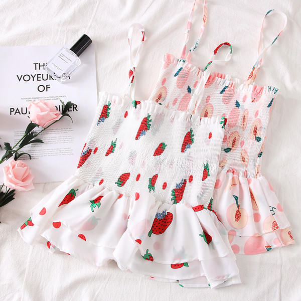 Stílusos női felső vékony pántokkal