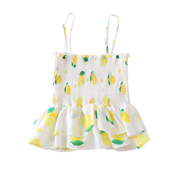 Stílusos női felső vékony pántokkal