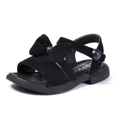 Stílusos gyerekszandál lányoknak három színben, szalaggal