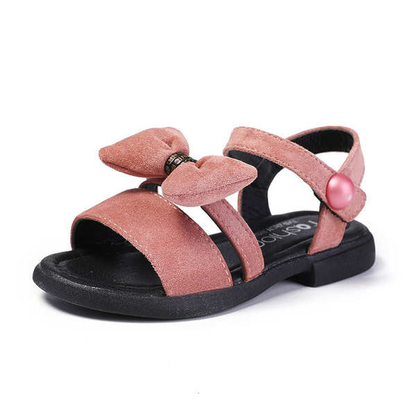 Stílusos gyerekszandál lányoknak három színben, szalaggal