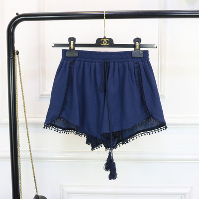 Alkalmi női rövidnadrág nyakkendővel több színben