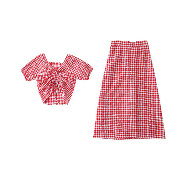 Új modell női szett blúz és szoknya három színben