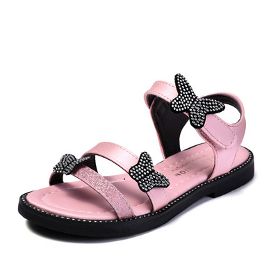 Stílusos gyerekszandál három színben, 3D elemekkel