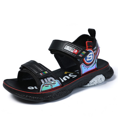 Alkalmi gyerekszandál két színben - fiúknak