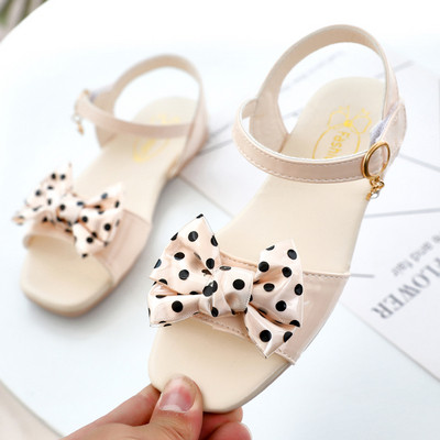 Modern gyerekszandál két színben, szalaggal