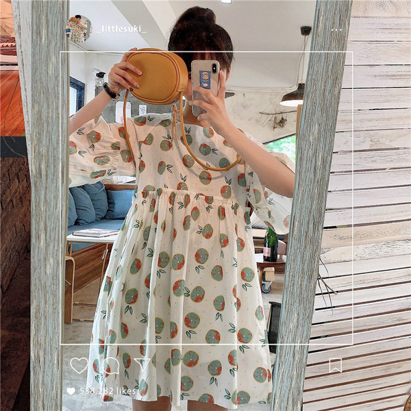 Rochie larga de dama cu imprimeu in doua culori