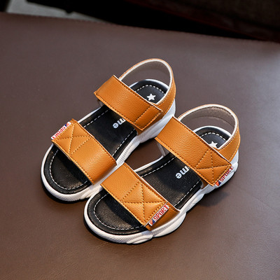 Modern, öko bőrből készült gyerekszandál három színben - fiúknak